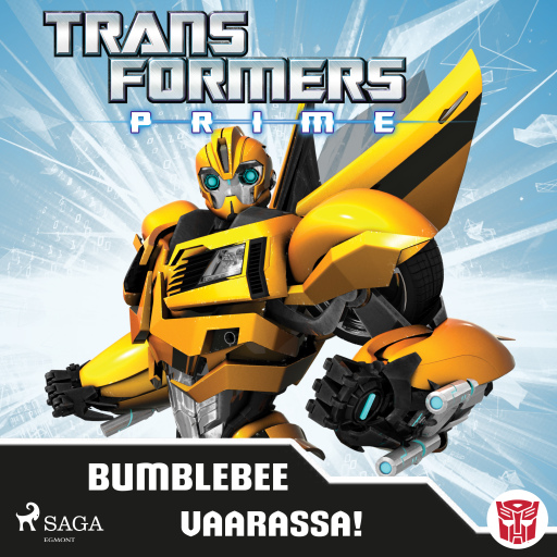 Portada del audiolibro «Transformers - Prime - Bumblebee vaarassa!», de Transformers