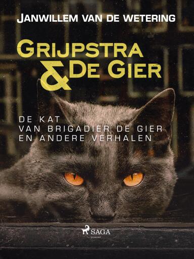 Portada del libro «De kat van brigadier De Gier en andere verhalen», de Janwillem van de Wetering