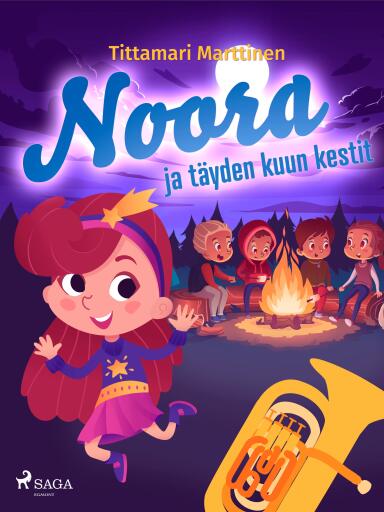 Portada del libro «Noora ja täyden kuun kestit», de Tittamari Marttinen