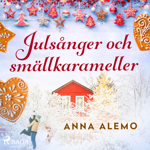 Portada del audiolibro «Julsånger och smällkarameller», de Anna Alemo
