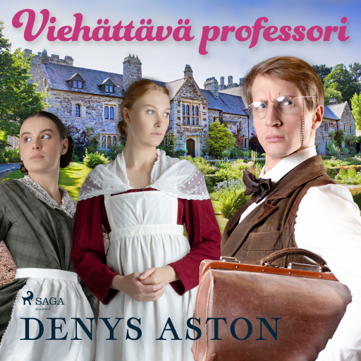 Portada del audiolibro «Viehättävä professori», de Denys Aston