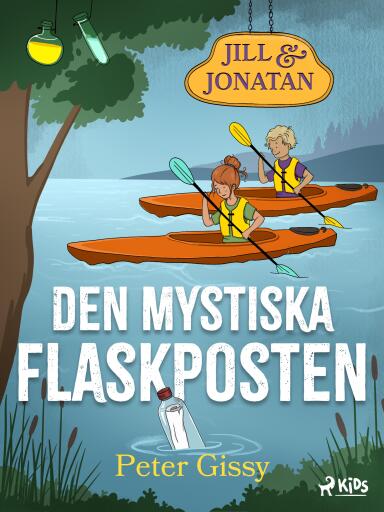 Portada del libro «Den mystiska flaskposten», de Peter Gissy