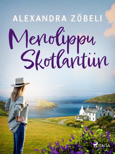 Portada del libro «Menolippu Skotlantiin», de Alexandra Zöbeli