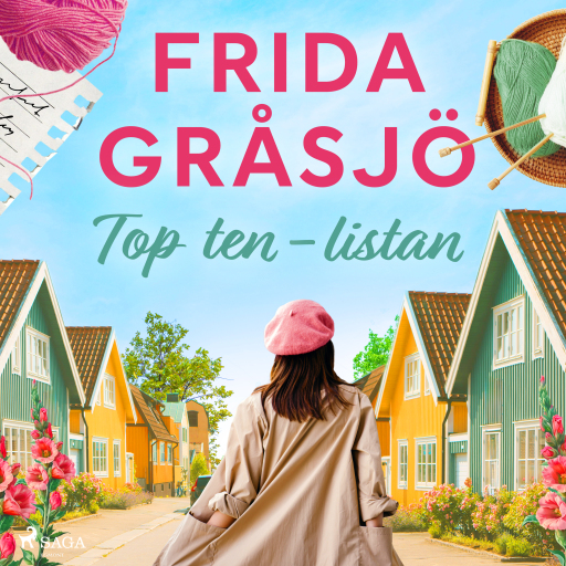 Portada del audiolibro «Top ten-listan», de Frida Gråsjö