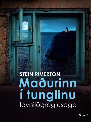 Portada del libro «Maðurinn í tunglinu: leynilögreglusaga»