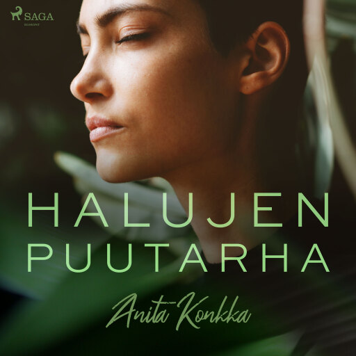 Portada del audiolibro «Halujen puutarha», de Anita Konkka