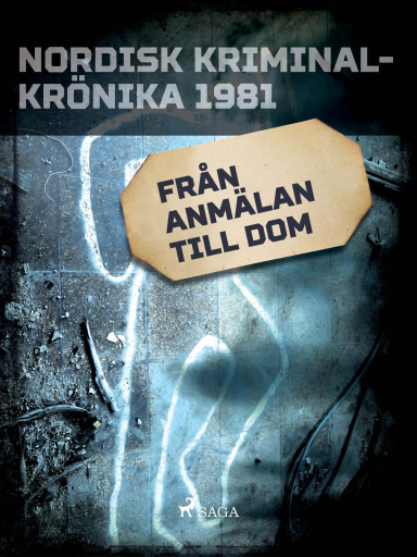 Portada del libro «Från anmälan till dom», de Diverse