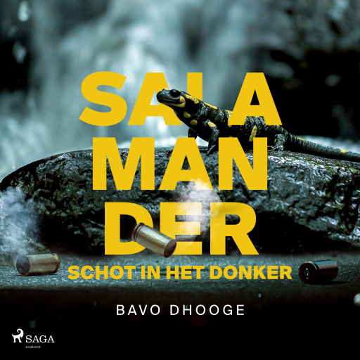 Portada del audiolibro «Salamander: Schot in het donker», de Bavo Dhooge