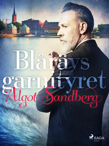 Portada del libro «Blårävsgarnityret», de Algot Sandberg