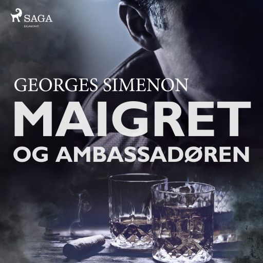 Portada del audiolibro «Maigret og ambassadøren», de Georges Simenon