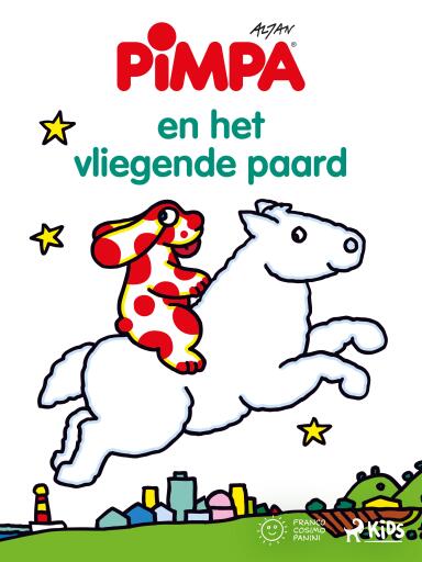 Portada del libro «Pimpa - Pimpa en het vliegende paard», de Altan