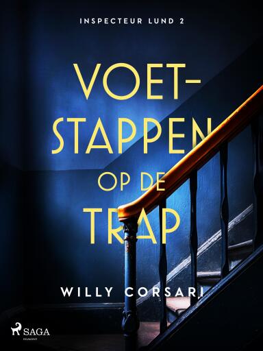 Portada del libro «Voetstappen op de trap», de Willy Corsari