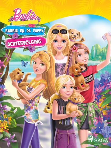 Portada del libro «Barbie en de puppy-achtervolging», de Mattel