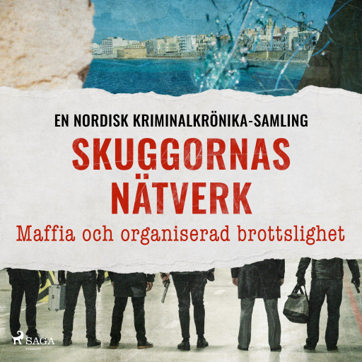 Portada del audiolibro «Skuggornas nätverk – Maffia och organiserad brottslighet», de Diverse