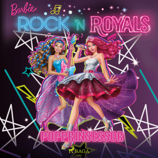 Portada del audiolibro «Barbie - Popprinsessor», de Mattel