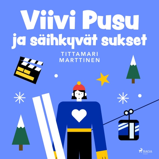 Portada del audiolibro «Viivi Pusu ja säihkyvät sukset», de Tittamari Marttinen