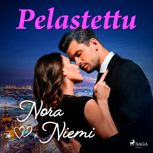 Portada del audiolibro «Pelastettu», de Nora Niemi