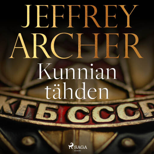 Portada del audiolibro «Kunnian tähden», de Jeffrey Archer