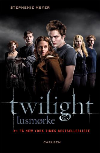 Portada del libro «Twilight (1) - Tusmørke», de Stephenie Meyer