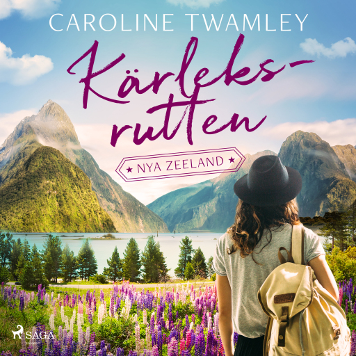 Portada del audiolibro «Kärleksrutten - Nya Zeeland», de Caroline Twamley