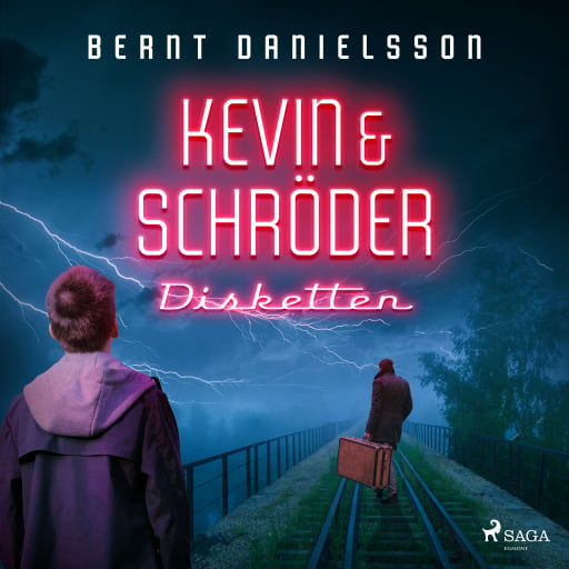 Portada del audiolibro «Kevin & Schröder - Disketten», de Bernt Danielsson