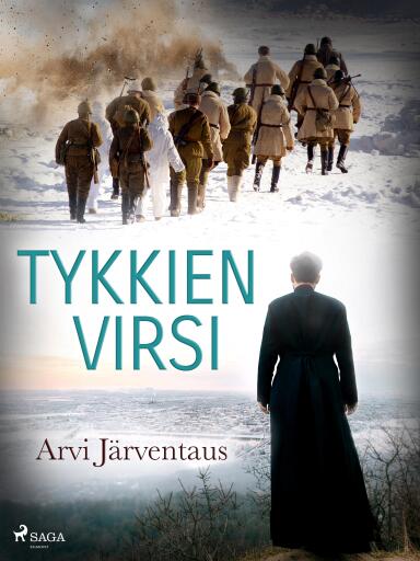 Portada del libro «Tykkien virsi», de Arvi Järventaus