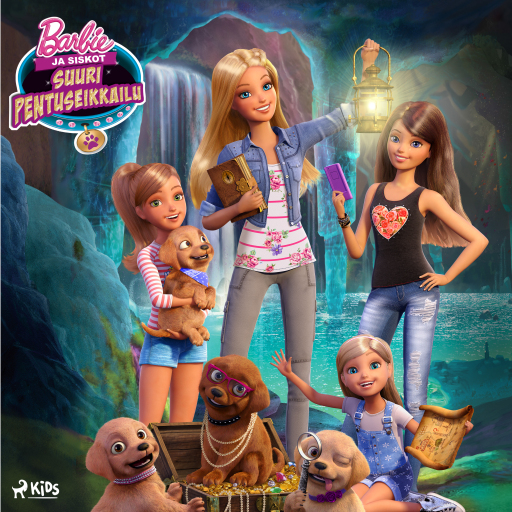 Portada del audiolibro «Barbie – Suuri pentuseikkailu», de Mattel