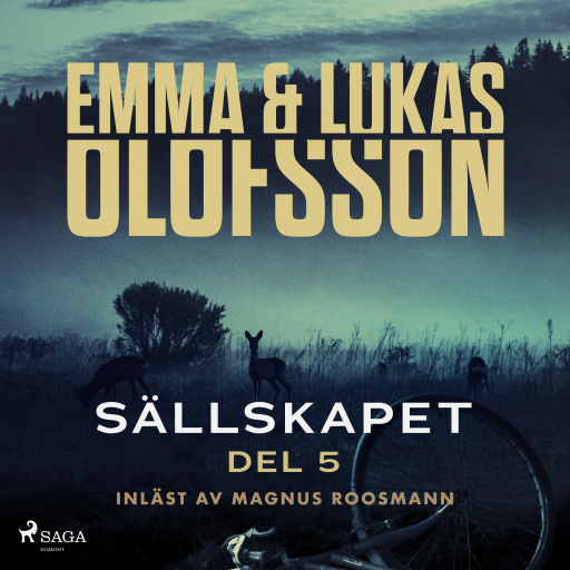 Portada del audiolibro «Sällskapet 5 – Jagad», de Lukas Olofsson, Emma Olofsson