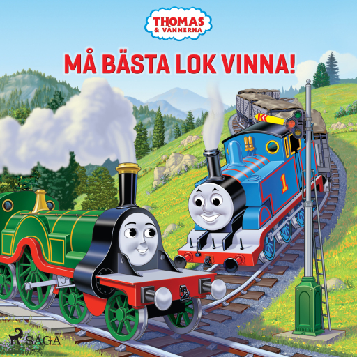 Portada del audiolibro «Thomas och vännerna - Må bästa lok vinna!», de Mattel