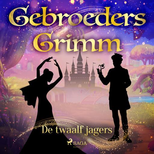 Portada del audiolibro «De twaalf jagers», de De gebroeders Grimm