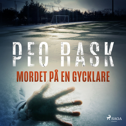 Portada del audiolibro «Mordet på en gycklare», de Peo Rask