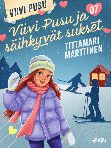 Portada del libro «Viivi Pusu ja säihkyvät sukset», de Tittamari Marttinen