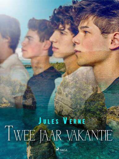 Portada del libro «Twee jaar vakantie», de Jules Verne