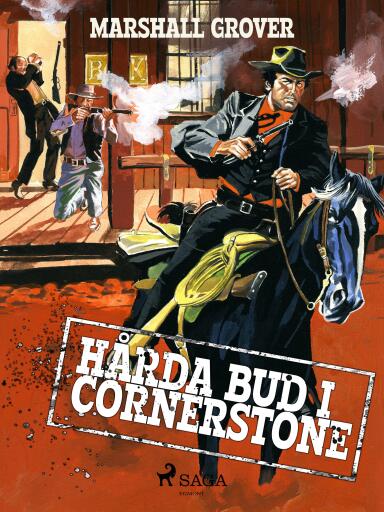 Portada del libro «Hårda bud i Cornerstone», de Marshall Grover