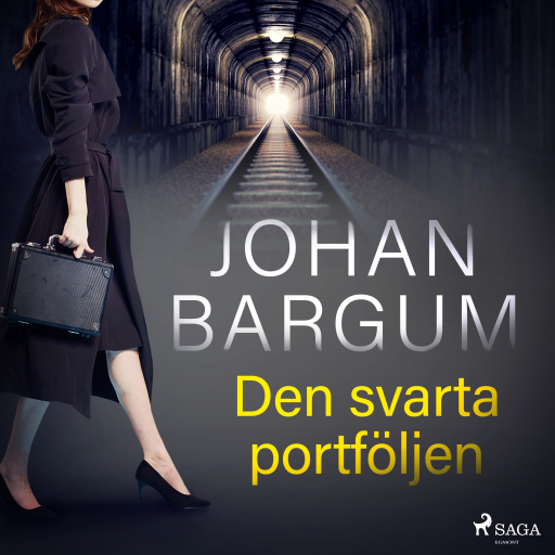 Portada del audiolibro «Den svarta portföljen», de Johan Bargum