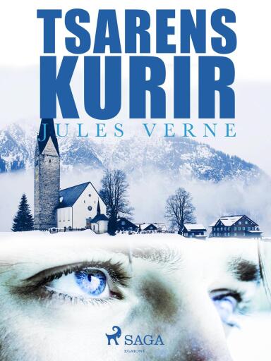 Portada del libro «Tsarens Kurir», de Jules Verne