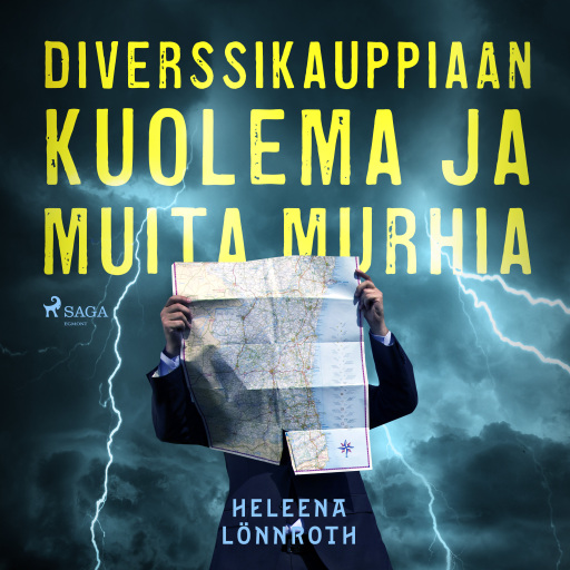 Portada del audiolibro «Diverssikauppiaan kuolema ja muita murhia», de Heleena Lönnroth