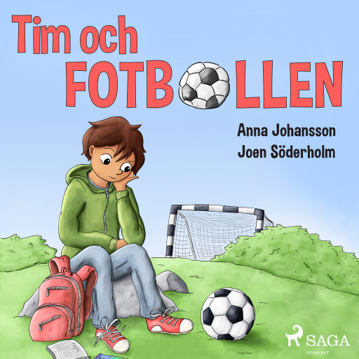 Portada del audiolibro «Tim och fotbollen», de Anna Johansson