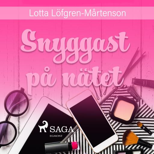 Portada del audiolibro «Snyggast på nätet», de Lotta Löfgren Mårtenson