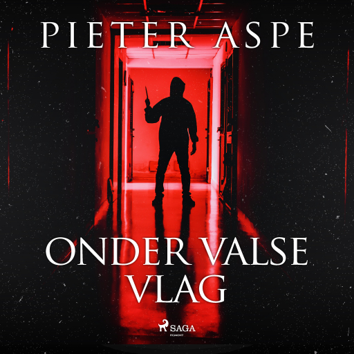 Portada del audiolibro «Onder valse vlag», de Pieter Aspe