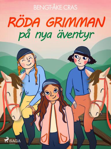 Portada del libro «Röda grimman på nya äventyr», de Bengt-Åke Cras