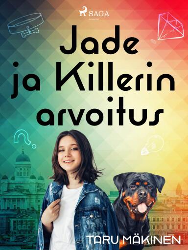 Portada del libro «Jade ja Killerin arvoitus», de Taru Mäkinen