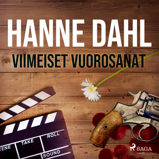 Portada del audiolibro «Viimeiset vuorosanat», de Hanne Dahl