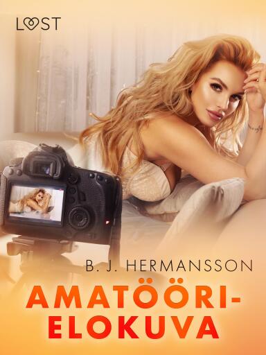 Portada del libro «Amatöörielokuva – eroottinen novelli», de B. J. Hermansson
