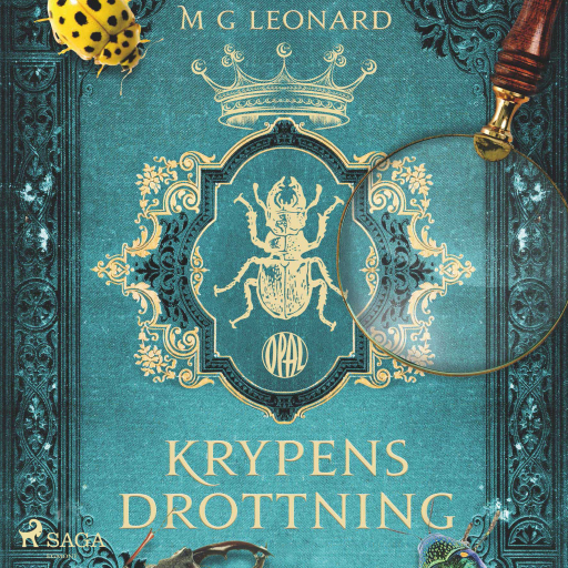 Portada del audiolibro «Krypens drottning», de M.G. Leonard