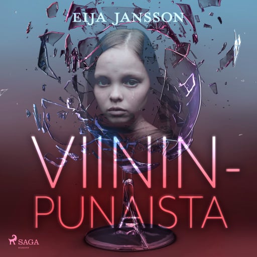 Portada del audiolibro «Viininpunaista», de Eija Jansson