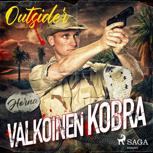 Portada del audiolibro «Valkoinen kobra», de Outsider