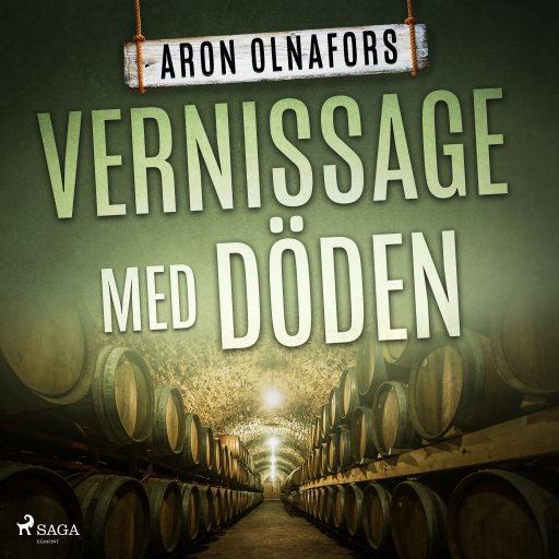 Portada del audiolibro «Vernissage med Döden», de Aron Olnafors