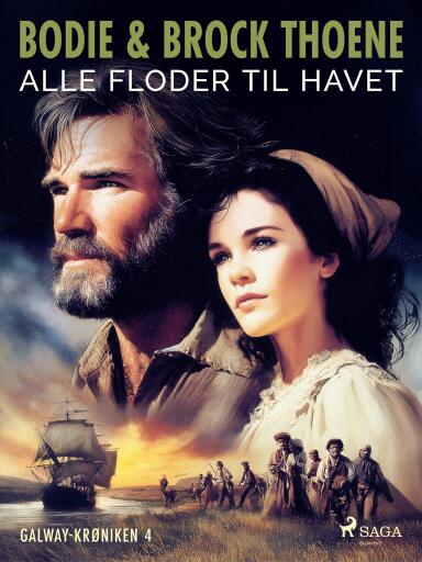 Portada del libro «Alle floder til havet», de Bodie Thoene, Brock Thoene