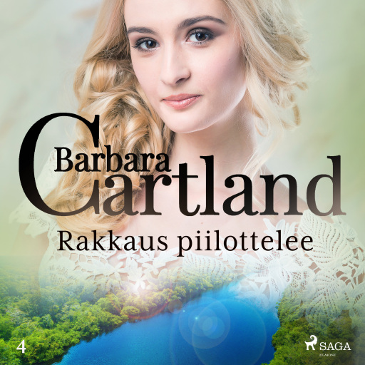 Portada del audiolibro «Rakkaus piilottelee», de Barbara Cartland